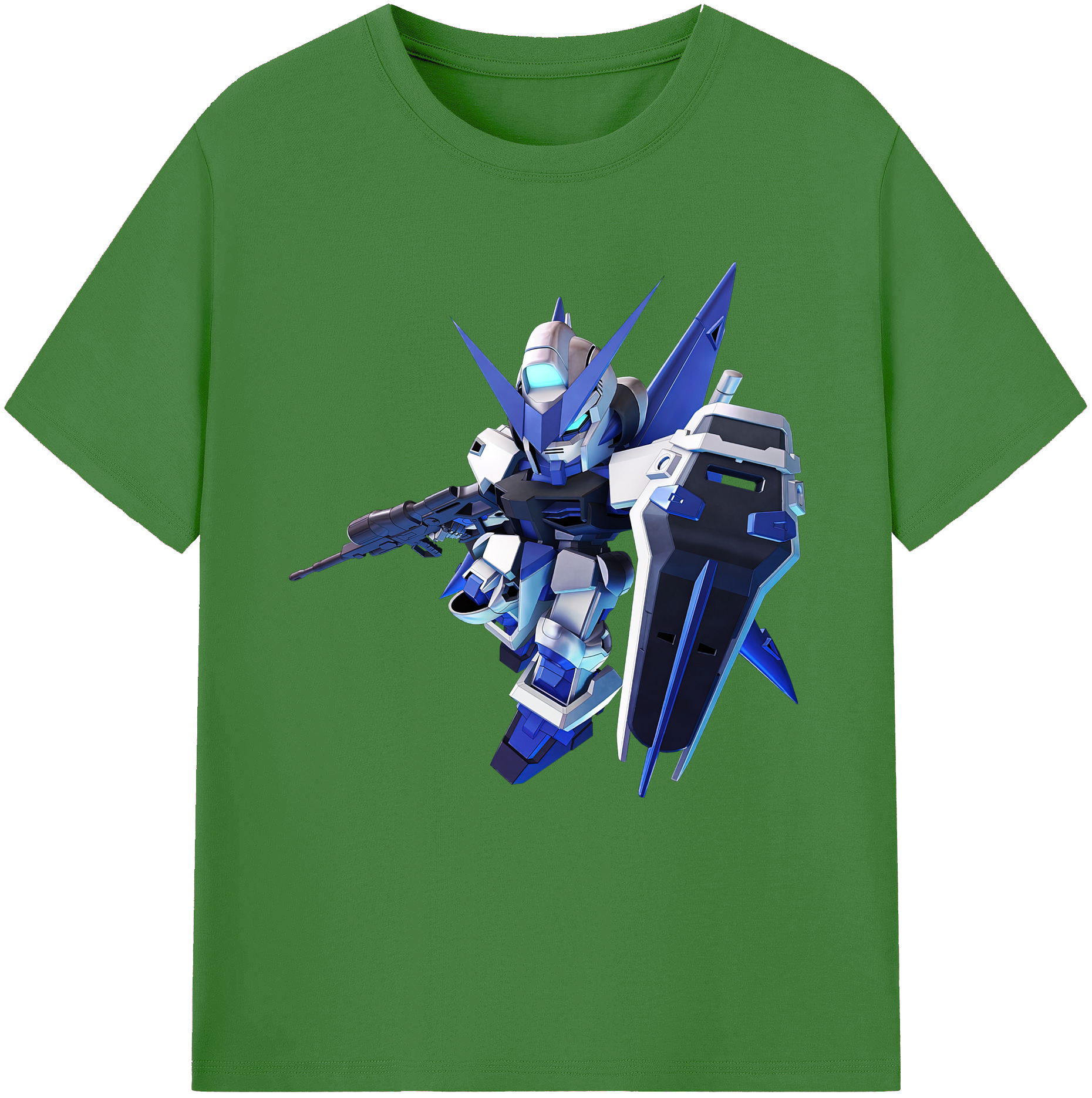 （画像用） 機動戦士ガンダム Mobile Suit Gundam レディースカジュアルプリントTシャツ（綿100％）